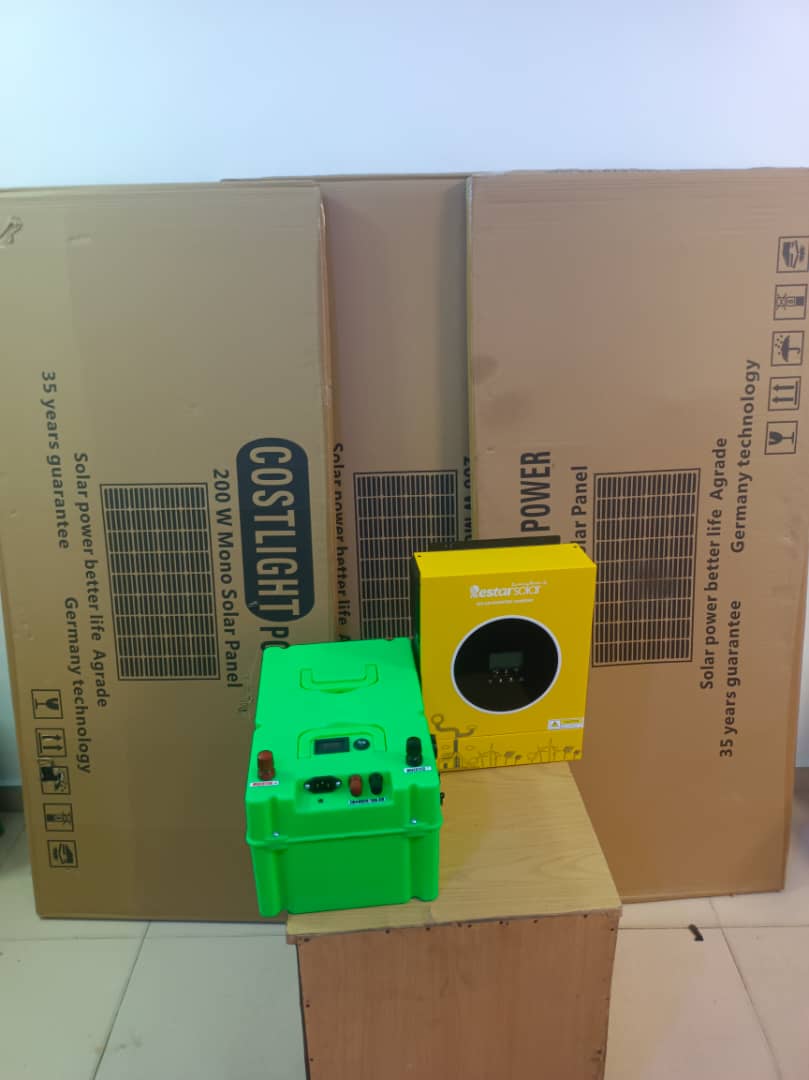JTL 1.5kwh Battery with 2kva 12v Puresine wave Inverter System