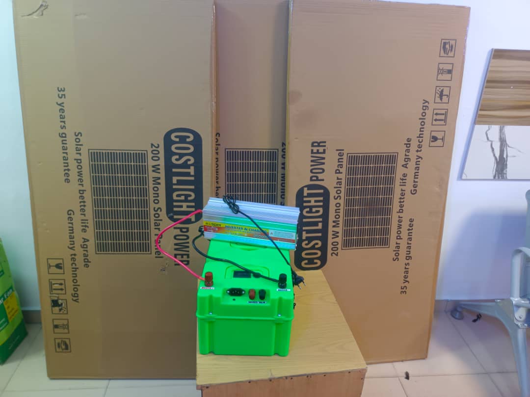 JTL 1.3kwh Battery with 2000va 12v modified Inverter System