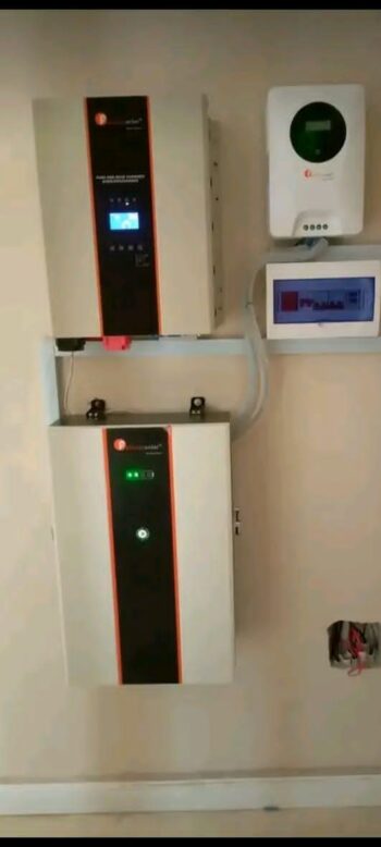 6.2kva 48v inverter with 7.6kwh 48v lithium battery